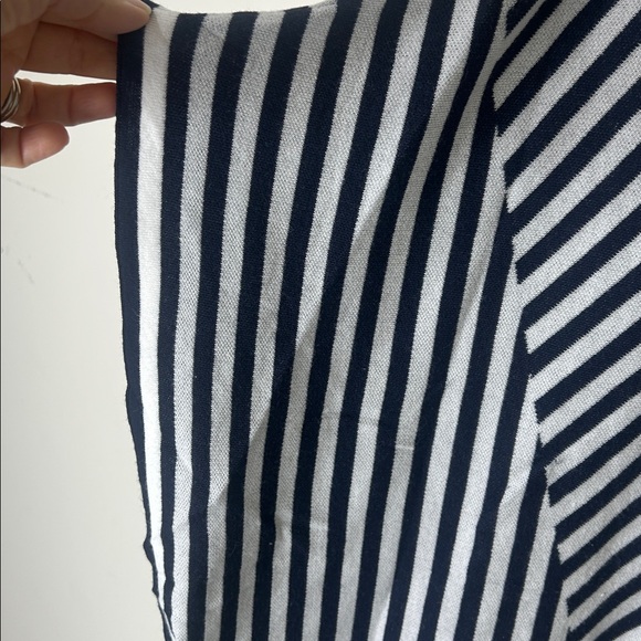 CABI Black/Gray Striped Siesta Poncho 5395 Size Large - Picture 7 of 13